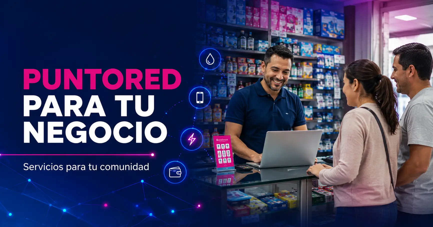 Puntored para tu negocio y servicios para la comunidad